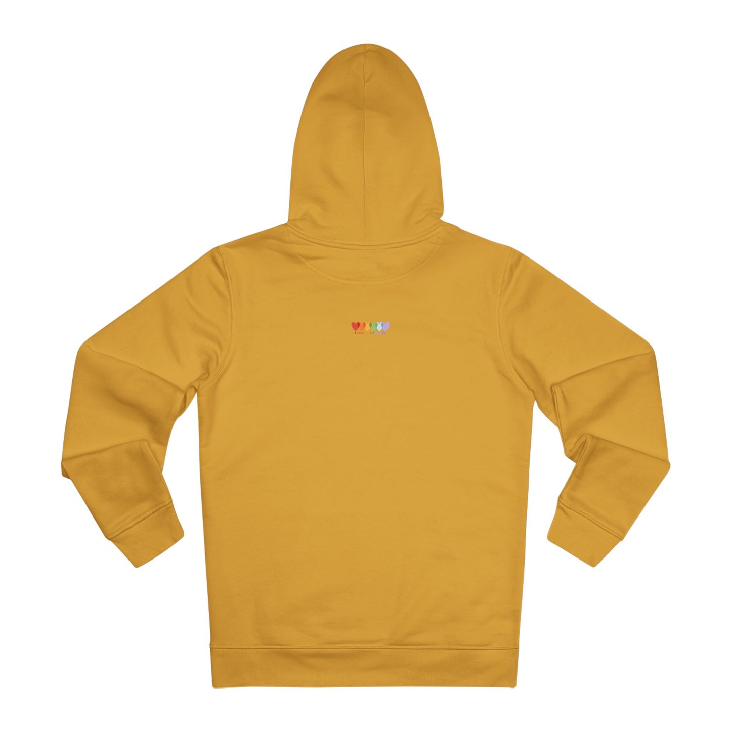 Unisex Ochre Brown Organic Heavy Blend Cruiser Hoodie
