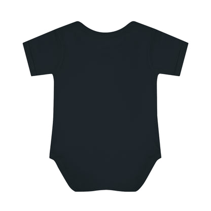 Infants Light Blend Short Sleeve Ribbed Bodysuit