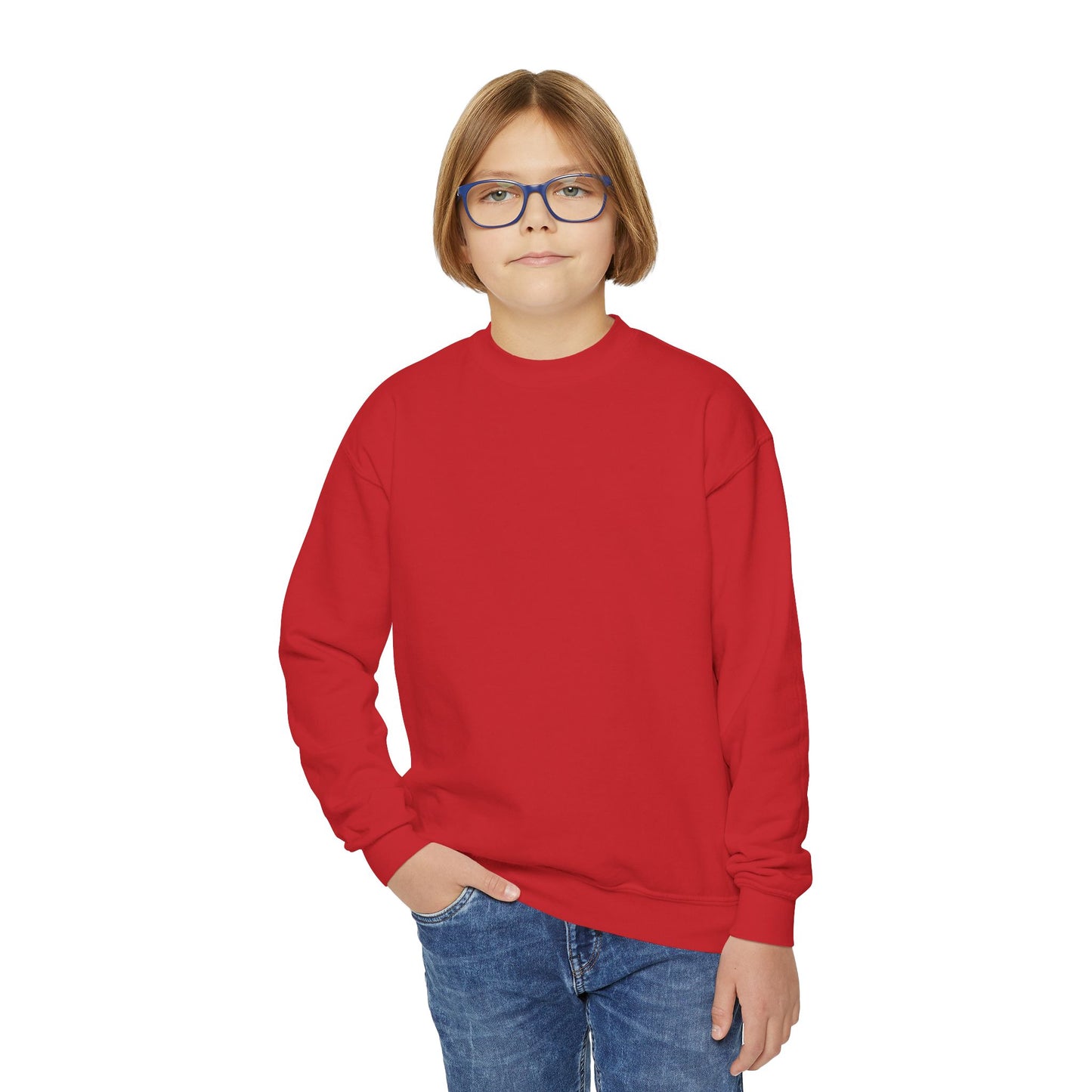 Youth Boy's Medium Heavy Blend Crewneck Sweatshirt *