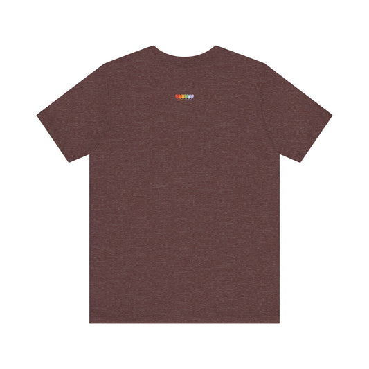 Unisex Heather Maroon Light Blend Jersey Short Sleeve T Shirt