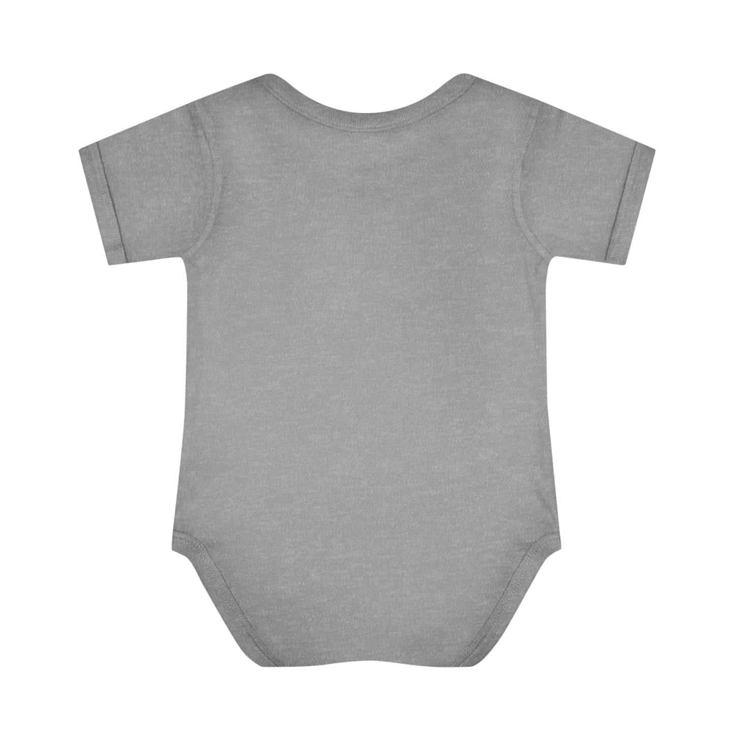 Infants Light Blend Short Sleeve Ribbed Bodysuit