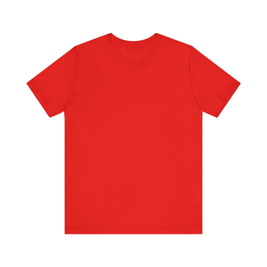 Unisex Poppy Red Light Blend Jersey Short Sleeve T Shirt
