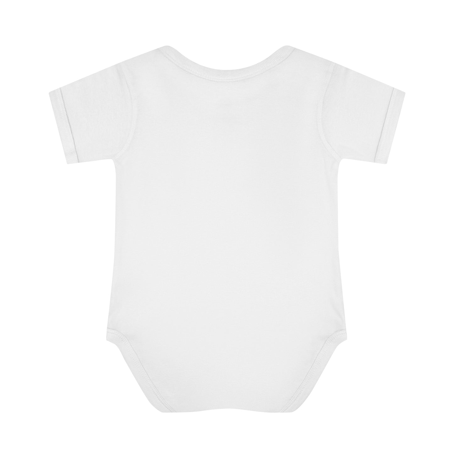 Infants Light Blend Short Sleeve Ribbed Bodysuit