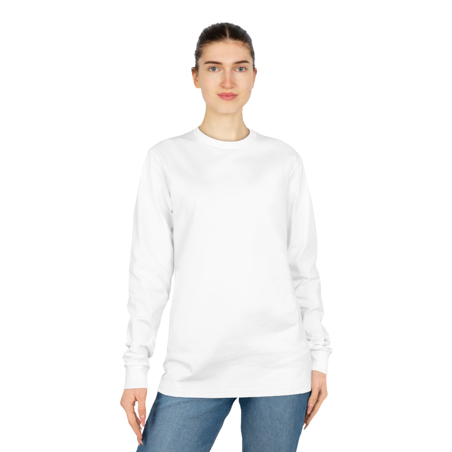 Young Ladies Organic Medium Blend Long Sleeve T Shirt