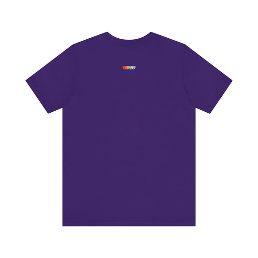 Unisex Amethyst Purple Light Blend Jersey Short Sleeve T Shirt