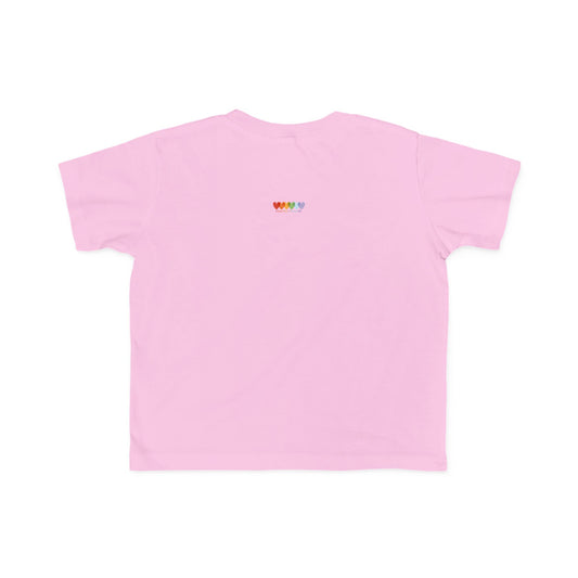 Toddler's Candy Floss Pink Fine Jersey Tee