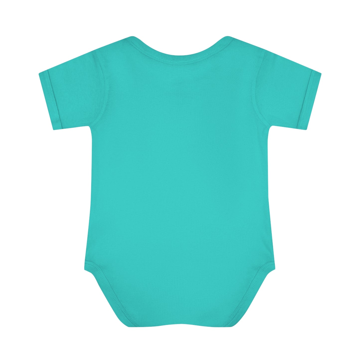 Infants Light Blend Short Sleeve Ribbed Bodysuit