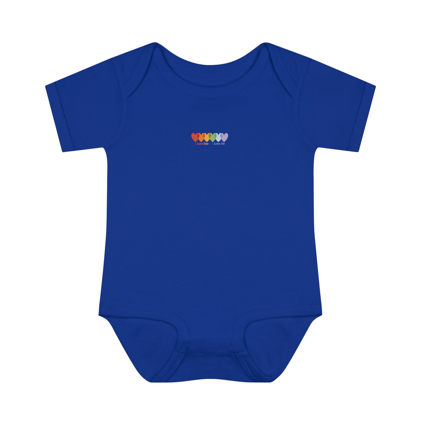 Infants Light Blend Short Sleeve Ribbed Bodysuit