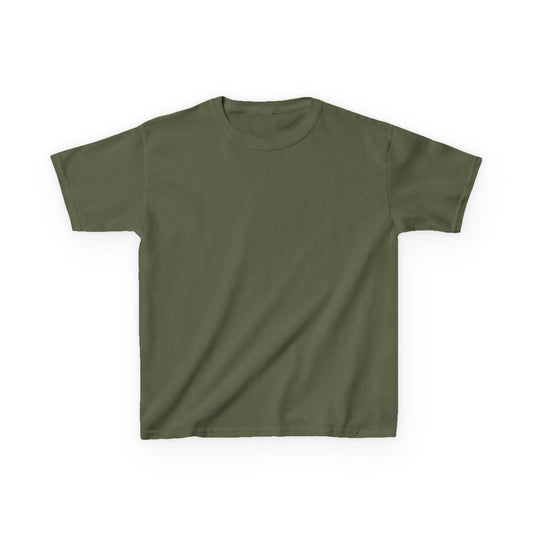Children's Military Green Heavy Cotton™ T Shirt