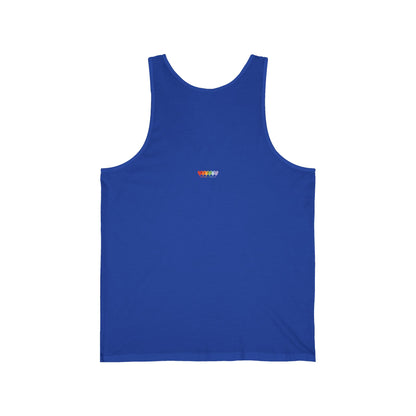 Unisex Royal Blue Extra Light Blend Jersey Tank Top