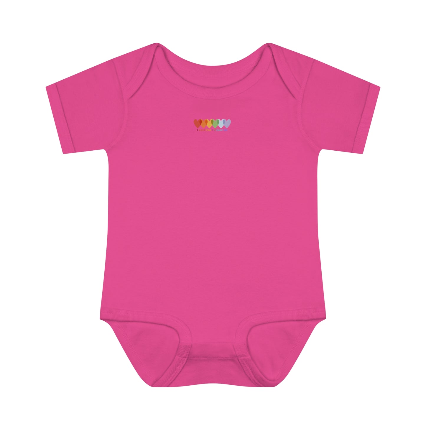 Infants Light Blend Short Sleeve Ribbed Bodysuit