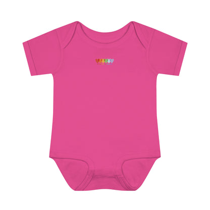 Infants Light Blend Short Sleeve Ribbed Bodysuit