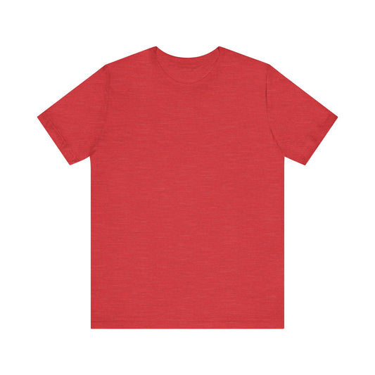 Unisex Heather Red Light Blend Jersey Short Sleeve T Shirt