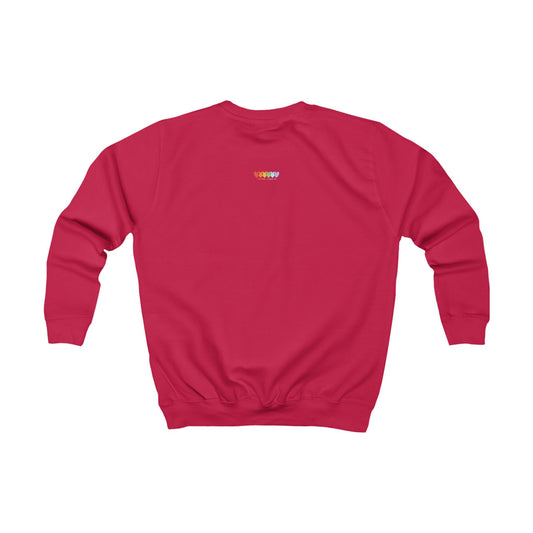 Children's Fire Red Medium-Heavy Blend Sweatshirt