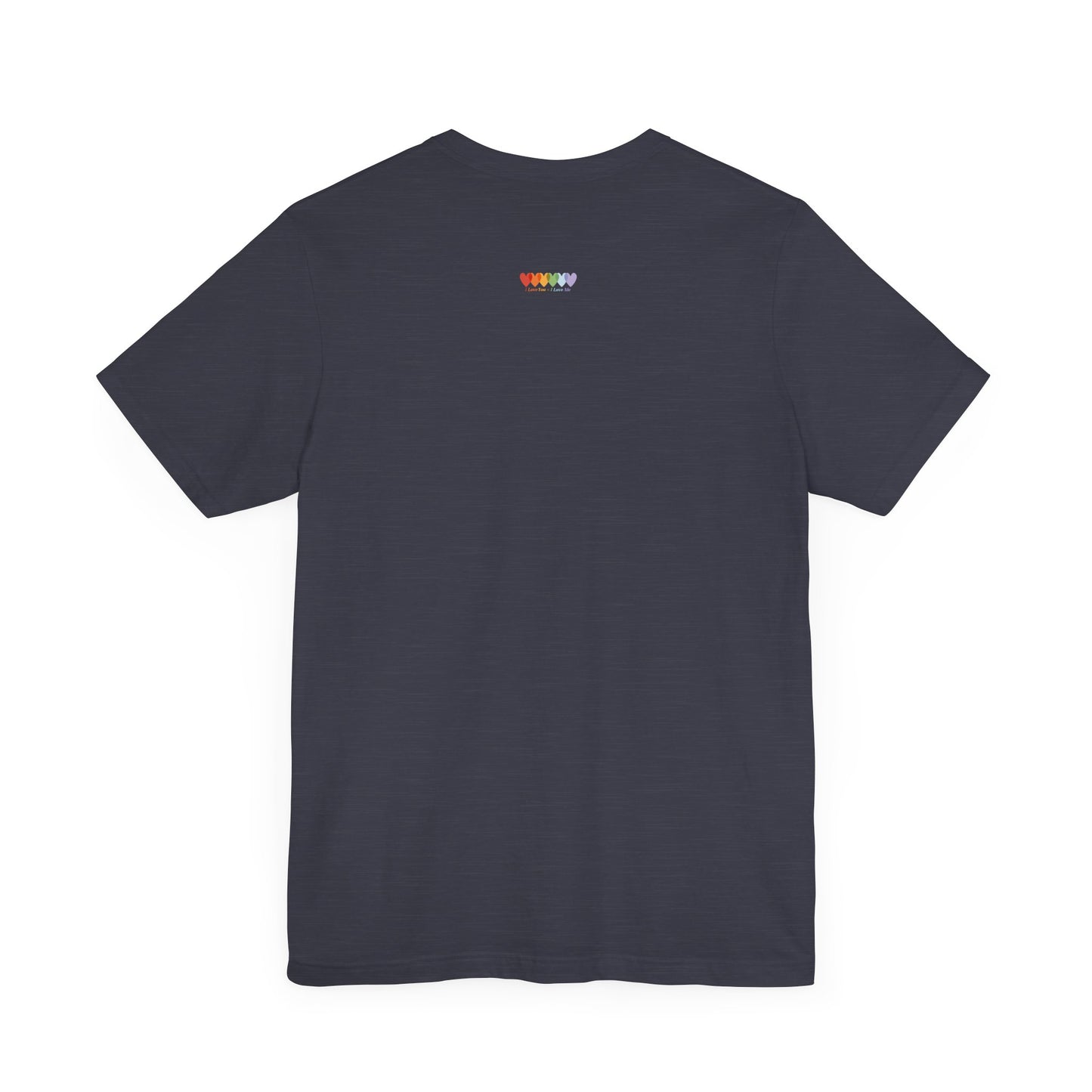 Unisex Heather Midnight Navy Blue Light Blend Jersey Short Sleeve T Shirt