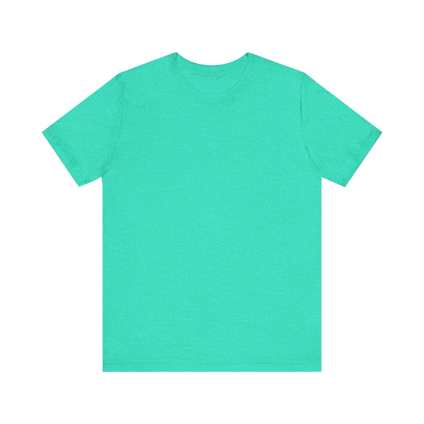 Unisex Heather Sea Green Light Blend Jersey Short Sleeve T Shirt