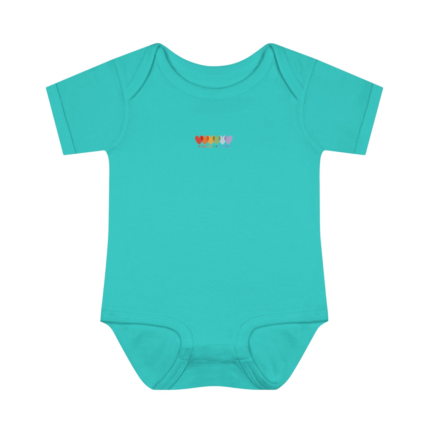 Infants Light Blend Short Sleeve Ribbed Bodysuit