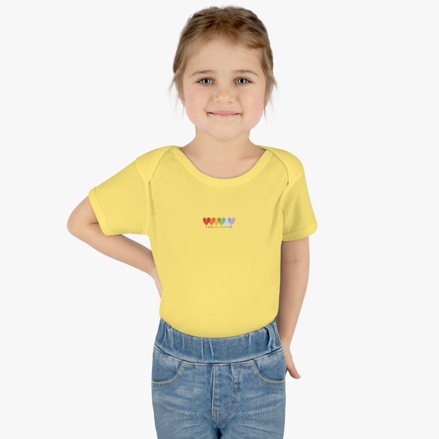 Infants Light Blend Short Sleeve Ribbed Bodysuit