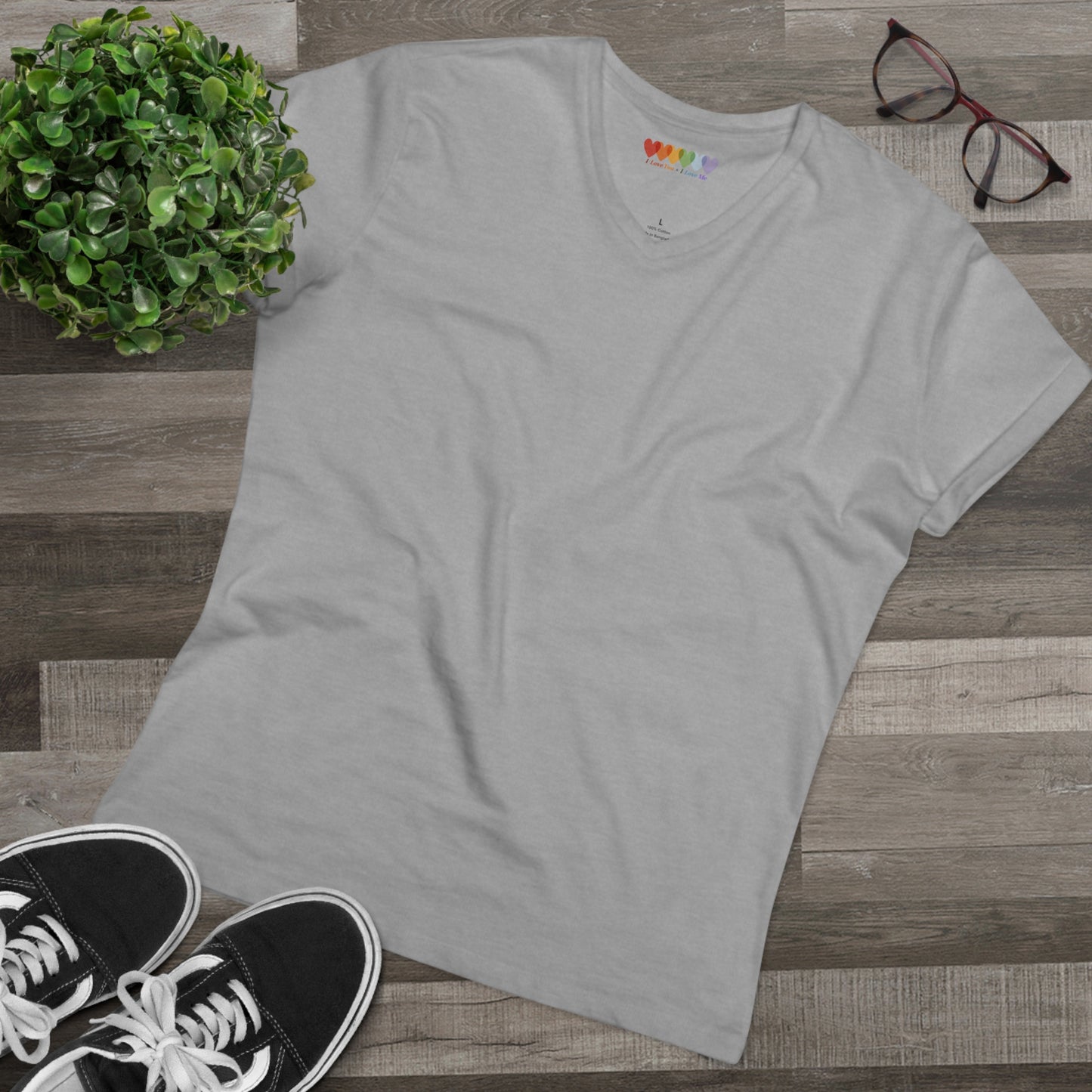 Men's Organic Light Blend V Neck T Shirt