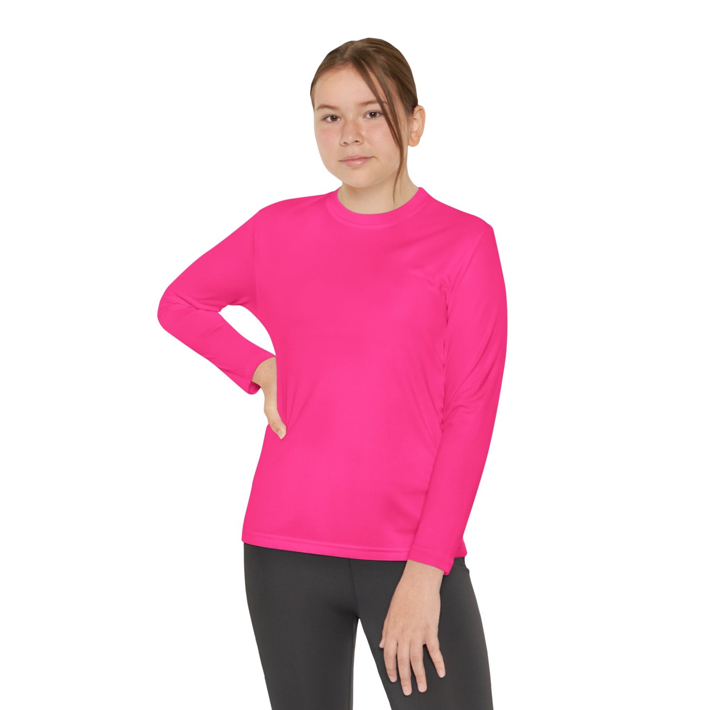 Girl's Extra Light Blend Long Sleeve Competitor T Shirt