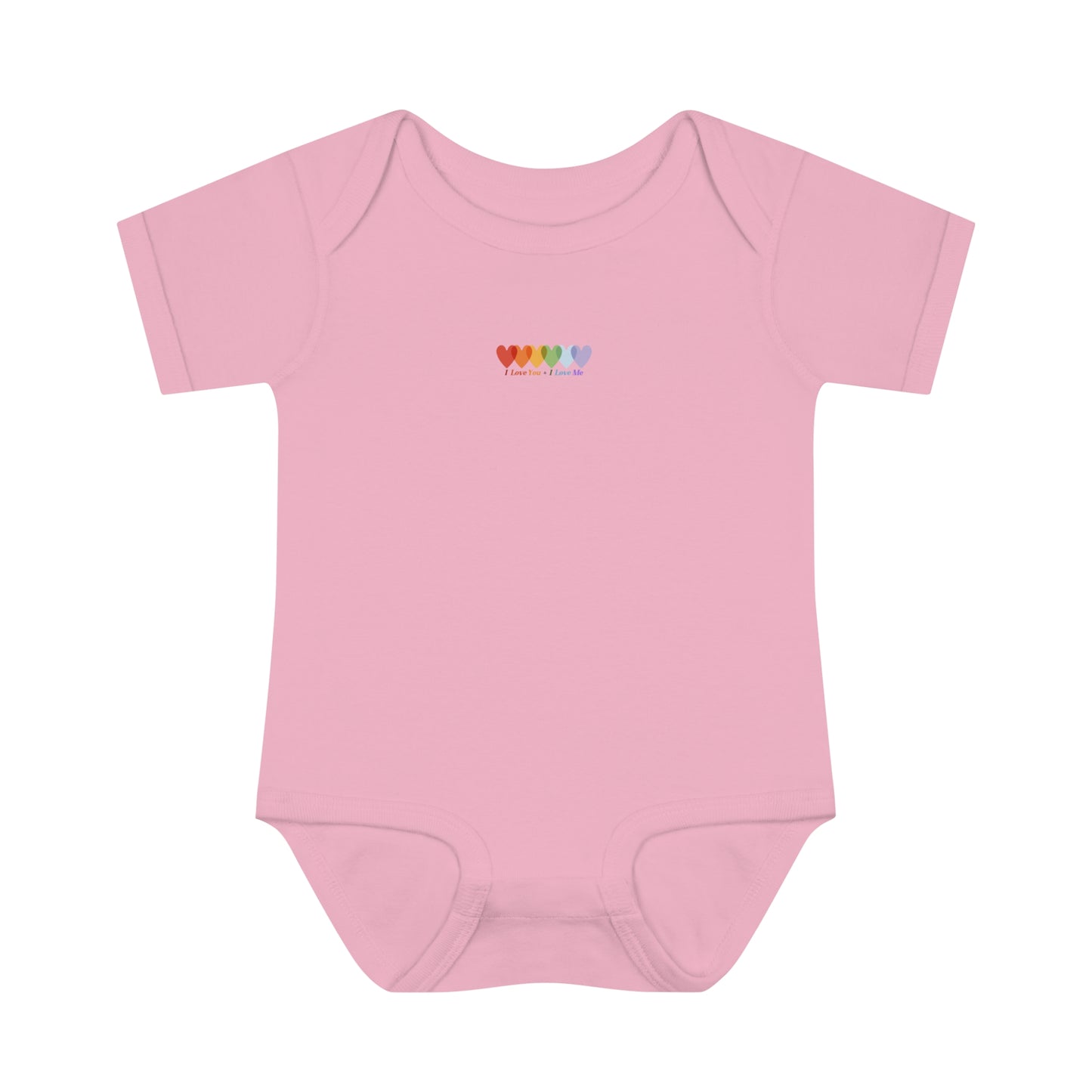 Infants Light Blend Short Sleeve Ribbed Bodysuit