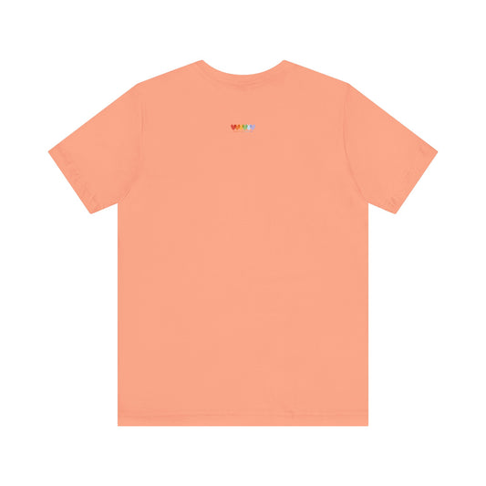 Unisex Sunset Pink Light Blend Jersey Short Sleeve T Shirt