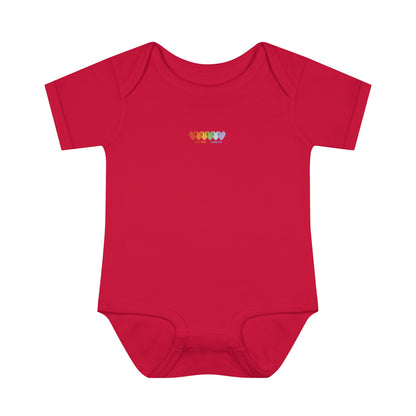 Infants Light Blend Short Sleeve Ribbed Bodysuit