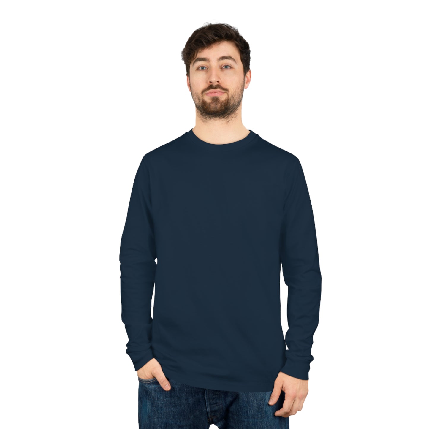 Men's Shifts Dry Organic Medium Blend Long Sleeve T Shirt