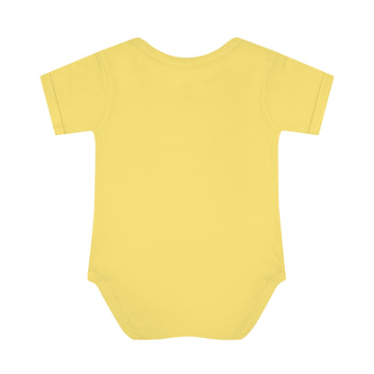 Infants Light Blend Short Sleeve Ribbed Bodysuit