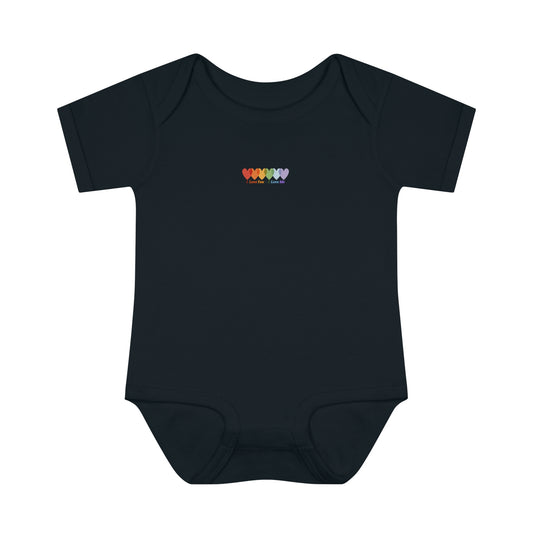 Infants Light Blend Short Sleeve Ribbed Bodysuit