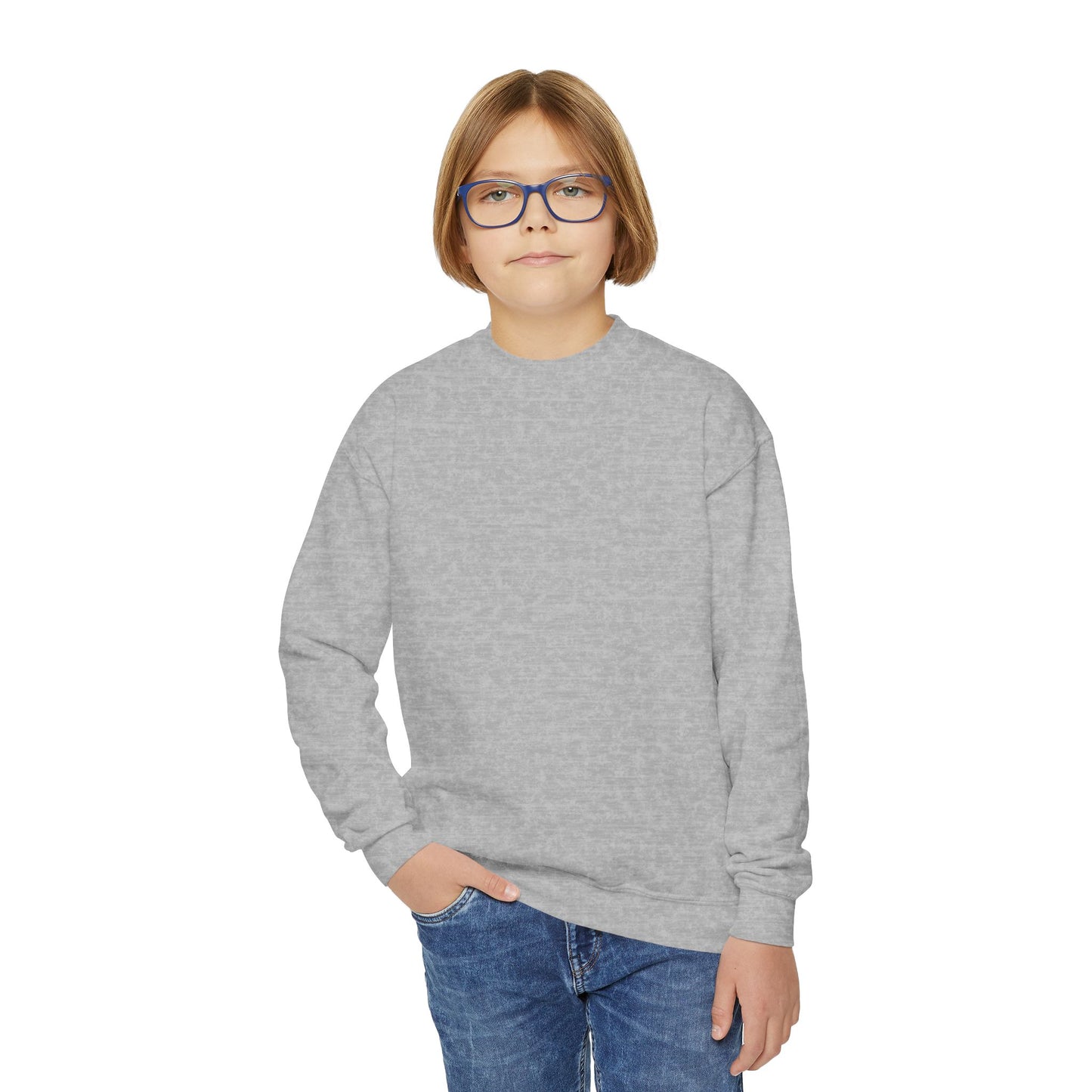 Youth Boy's Medium Heavy Blend Crewneck Sweatshirt