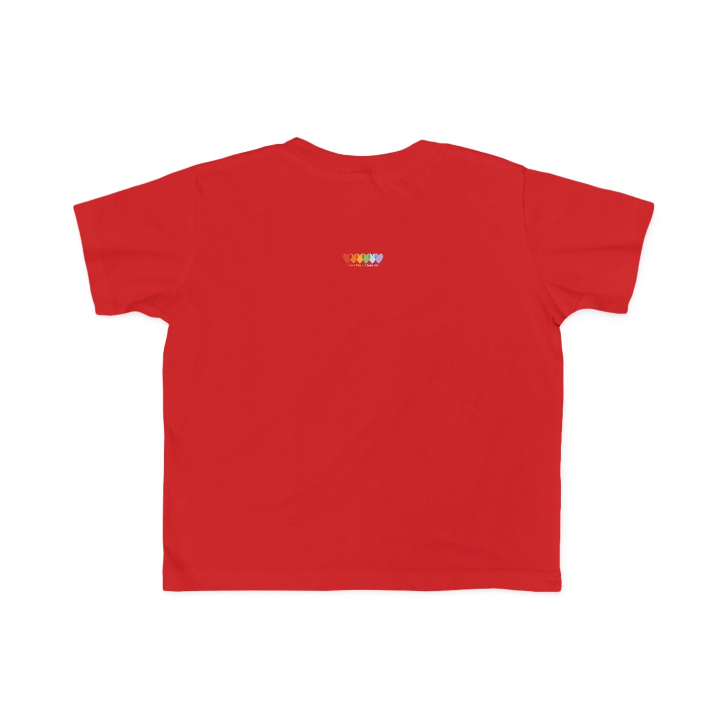 Toddler's Volcano Red Fine Jersey Tee