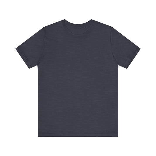 Unisex Heather Midnight Navy Blue Light Blend Jersey Short Sleeve T Shirt
