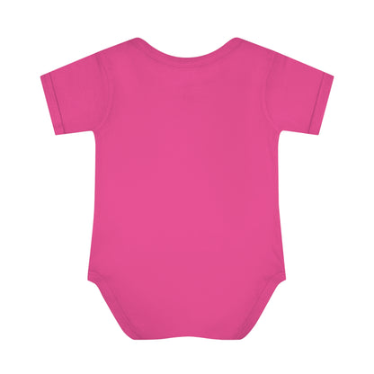 Infants Light Blend Short Sleeve Ribbed Bodysuit