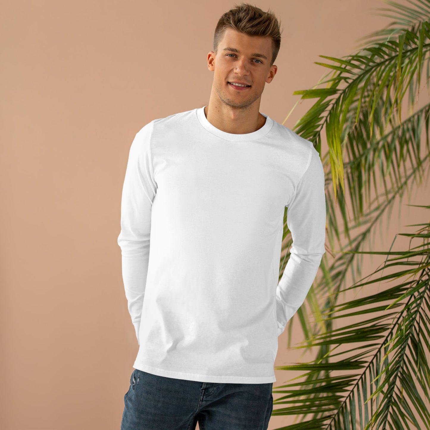 Young Men's Base Heavy Blend Longsleeve T-Shirt