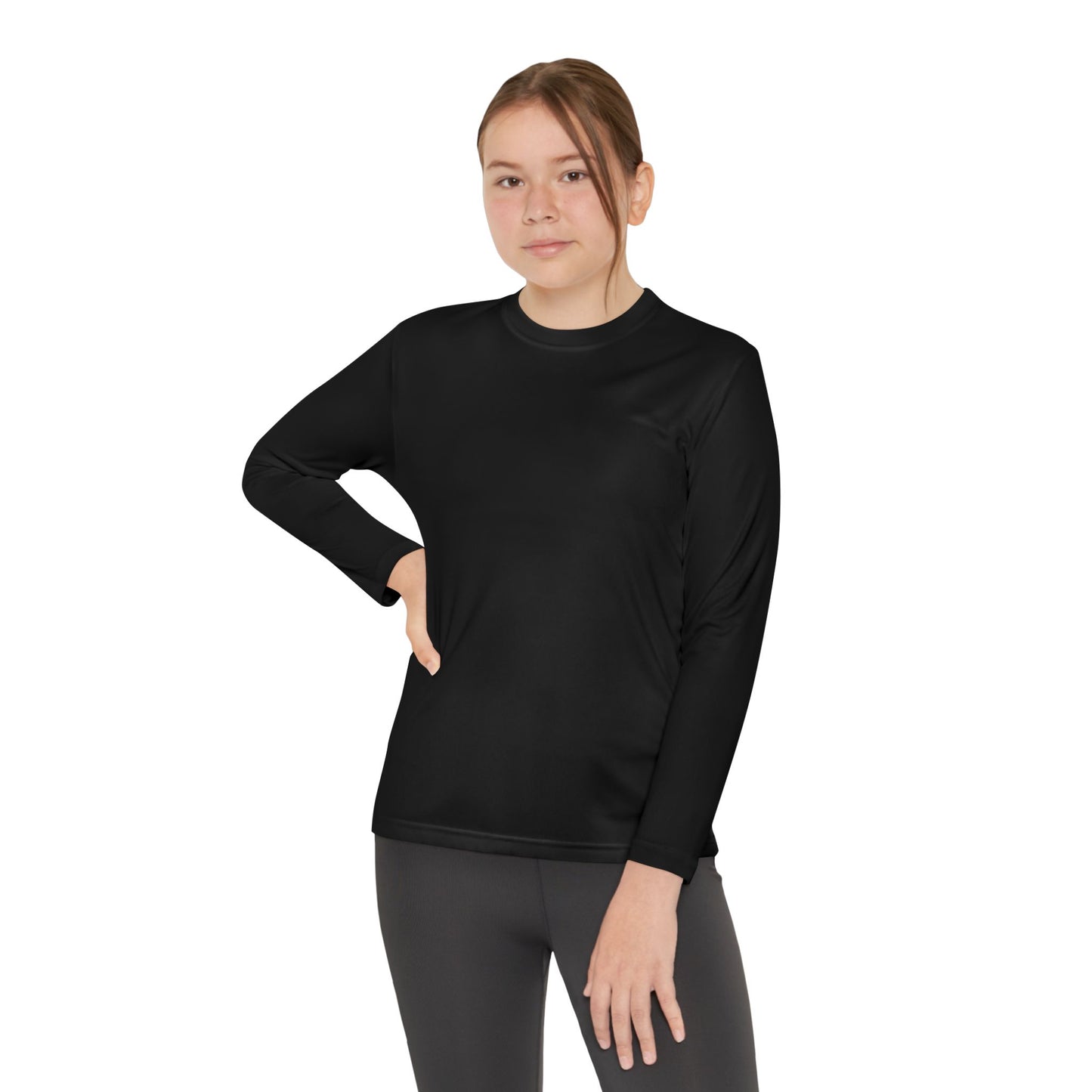 Girl's Extra Light Blend Long Sleeve Competitor T Shirt