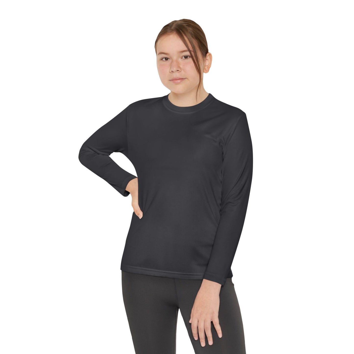 Girl's Extra Light Blend Long Sleeve Competitor T Shirt