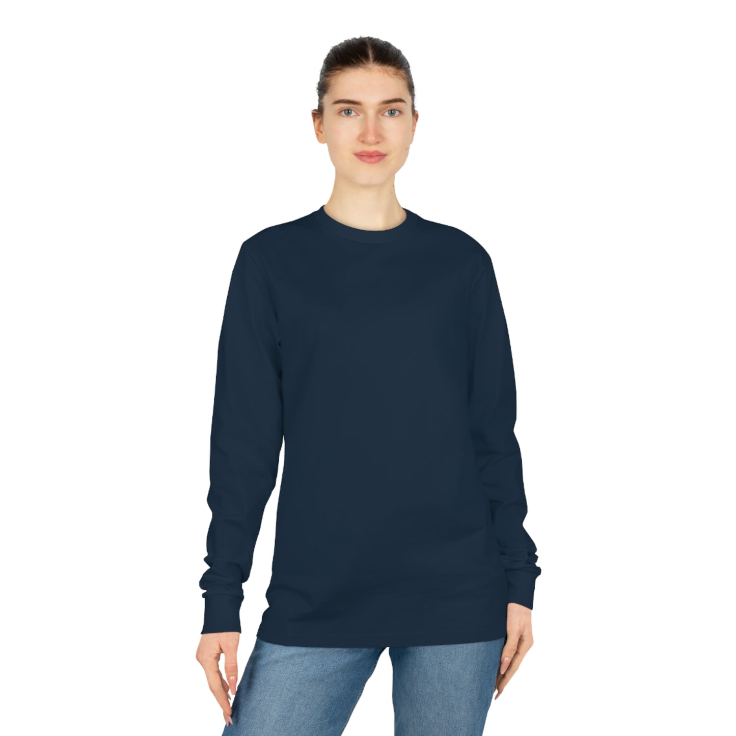 Young Ladies Organic Medium Blend Long Sleeve T Shirt