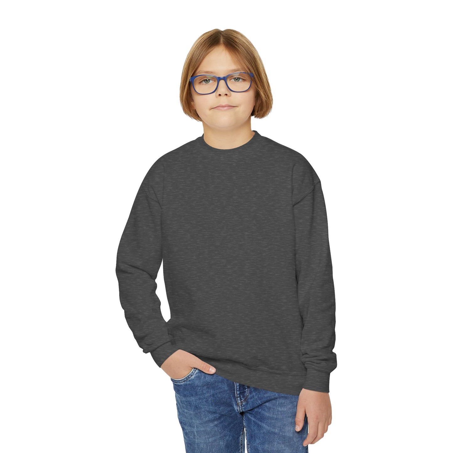 Youth Boy's Medium Heavy Blend Crewneck Sweatshirt