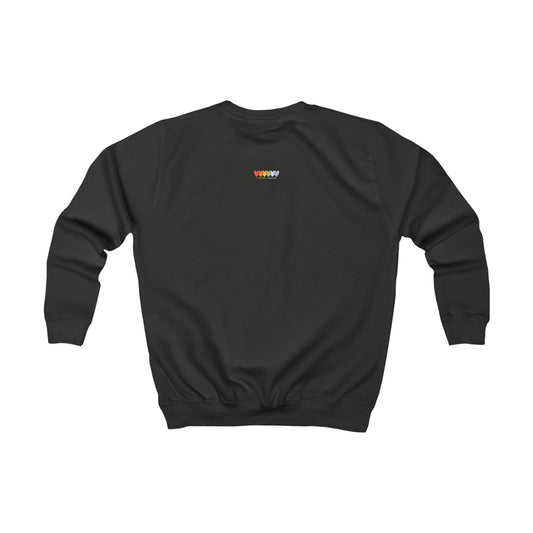 Children's Panther Black Medium-Heavy Blend Sweatshirt
