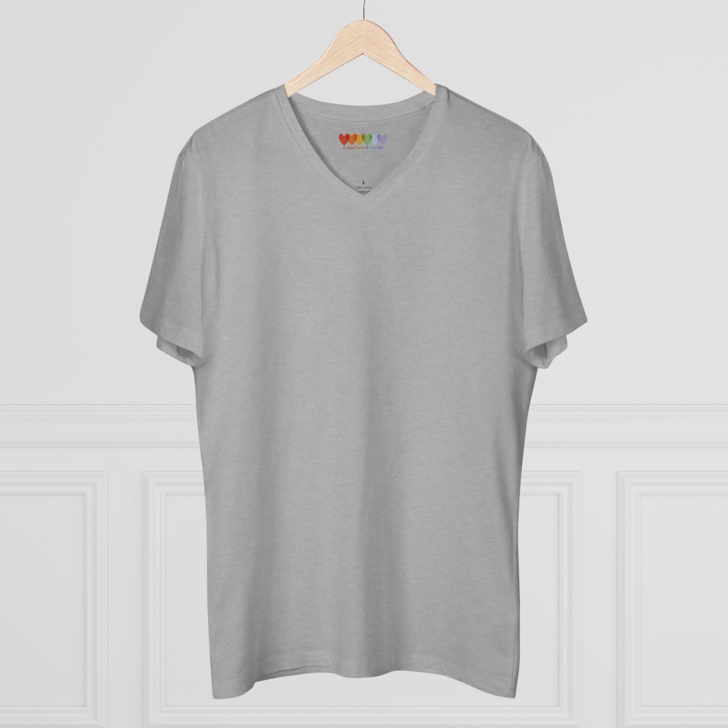 Men's Organic Light Blend V Neck T Shirt